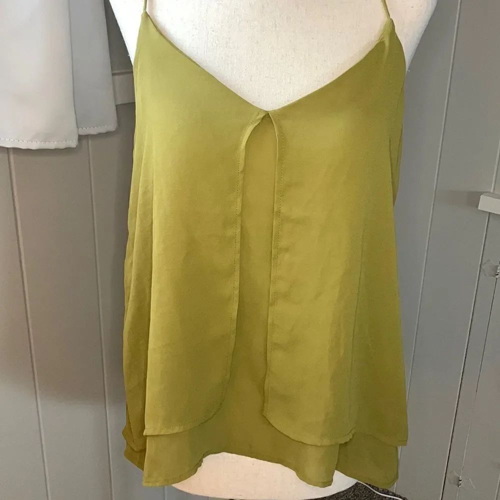 H&M olive green camisole sz 8 NWOT